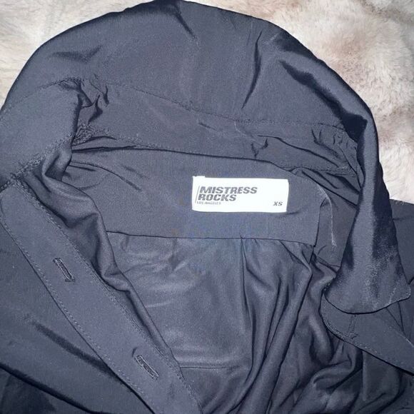 Sexy MistressRocks MARQUIS Black Long Sleeve Mini Dress - Picture 11 of 12